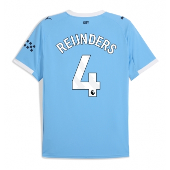 Billige Fotballdrakt Manchester City Tijjani Reijnders #4 Replika Hjemmedrakt 2025-26 Kortermet